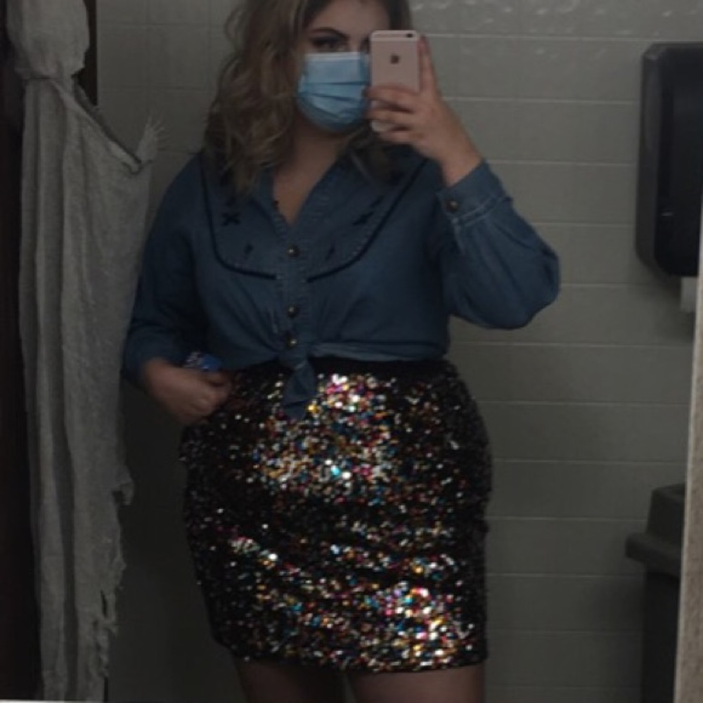 Sequin Skirt